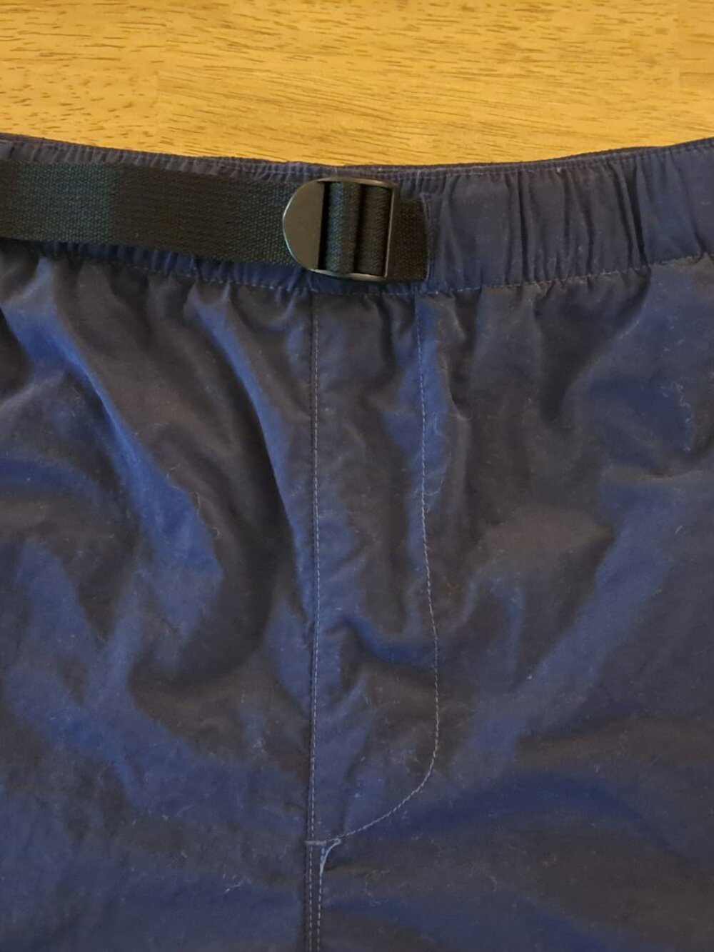 The North Face Mens Medium Hiking Shorts Navy Blue Nylon belt cargo gorpcore 32" - Picture 5 of 15